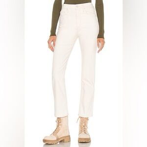 MOTHER SUPERIOR High Waisted Rider
Ankle Act Natural White-Size 26